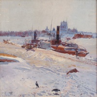 Киселев-Камский А.А. Февральский полдень. 1907